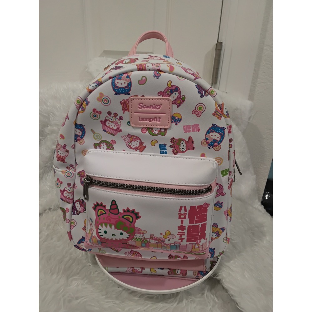 Sanrio Loungefly Hello Kitty Unicorn Mini Backpack Kawaii Anime Sweet
